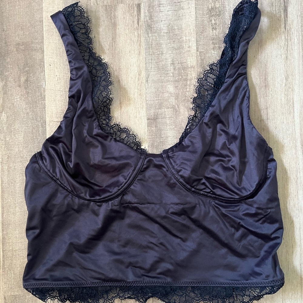 Aerie Partial Lace Bralette